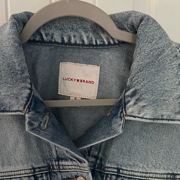Lucky Brand-Tomboy Trucker denim jacket-Size 1X-NWT - Picture 2 of 10